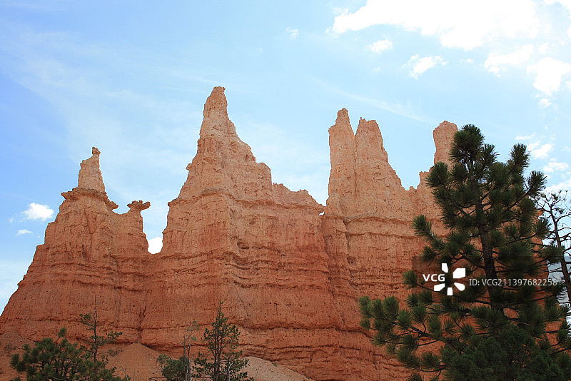 维多利亚女王岩层 - 美国犹他州布莱斯峡谷国家公园图片素材
