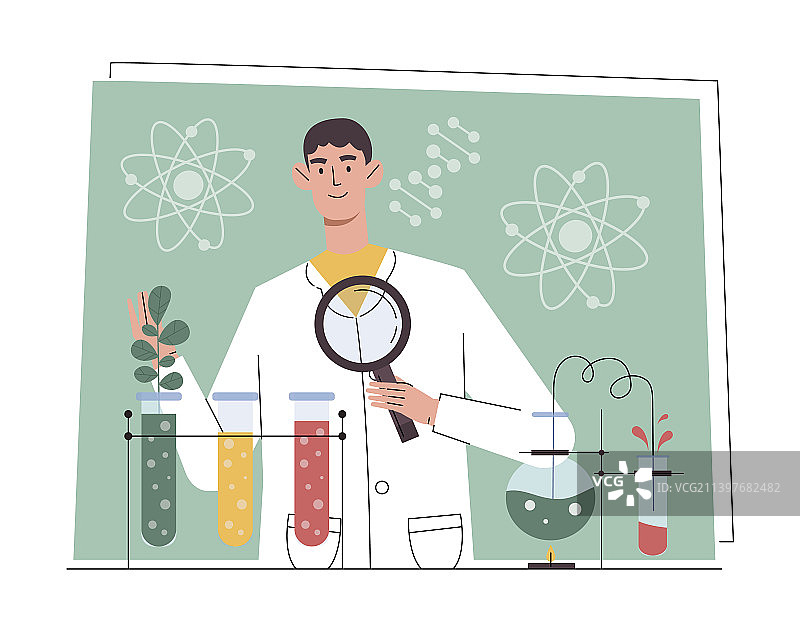实验室分析概念图片素材