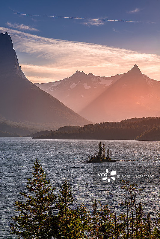 圣玛丽湖野鹅岛图片素材