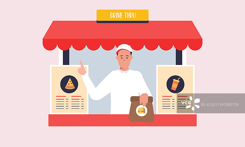 汽车外卖概念图片素材