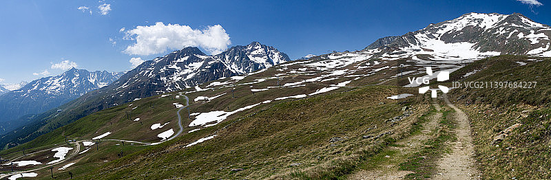 奥地利雪山风景图片素材