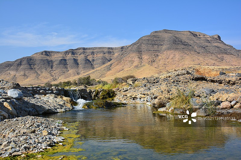 纳米比亚苏索斯维利岩石山脉的风景图片素材
