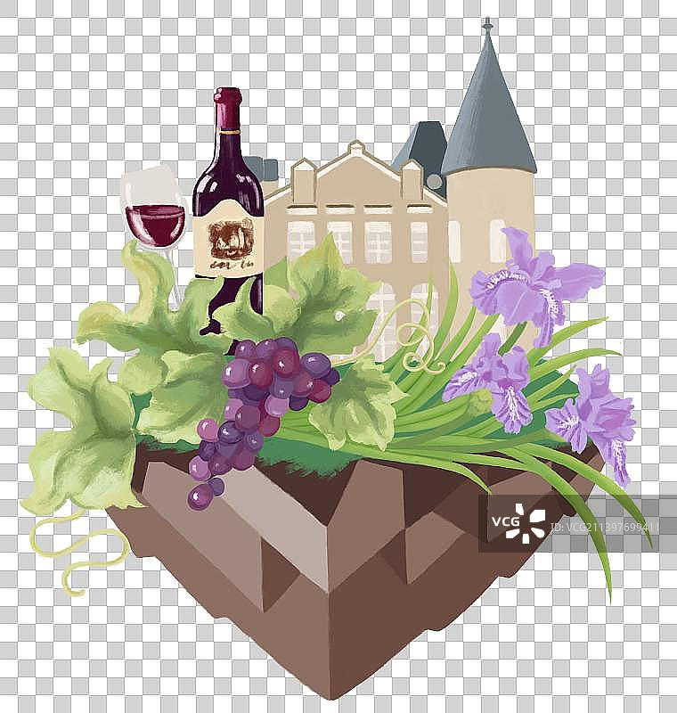 法国红酒图片素材