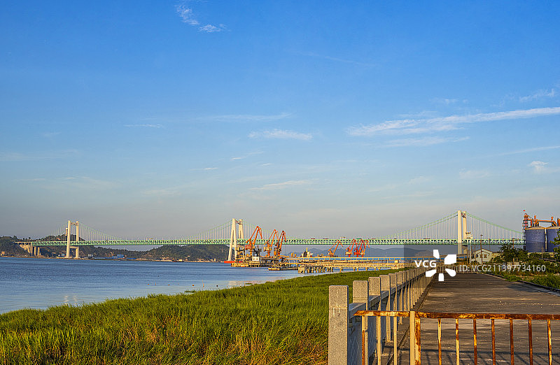 温州瓯江口新区北口大桥 温州北口大桥图片素材