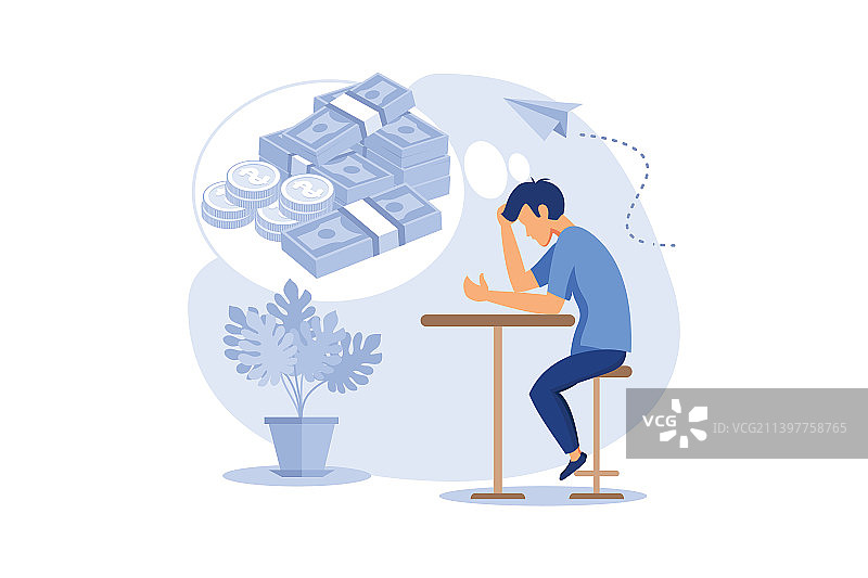 财务问题经济危机商业图片素材