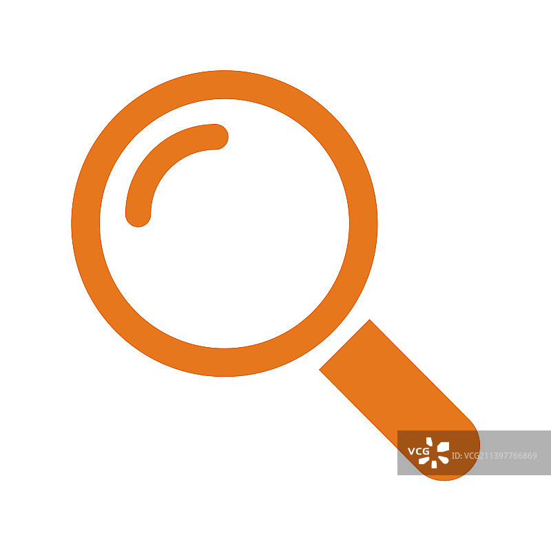 放大镜图标缩放聚焦符号图片素材