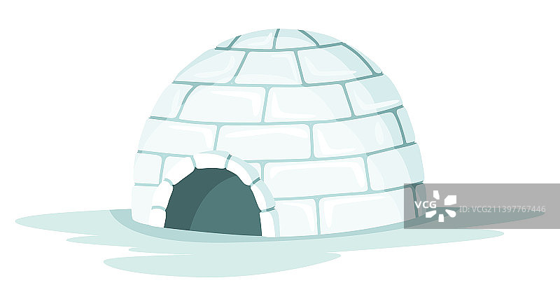 冰屋卡通图标图片素材