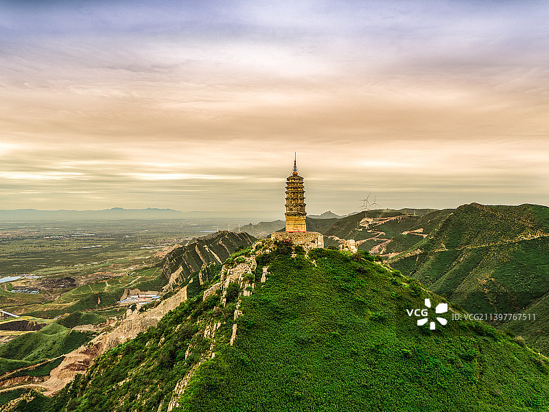 塔山美景图片素材