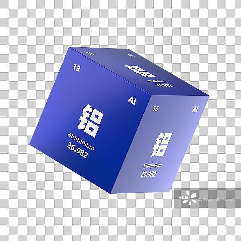 3D渲染化学元素图片素材