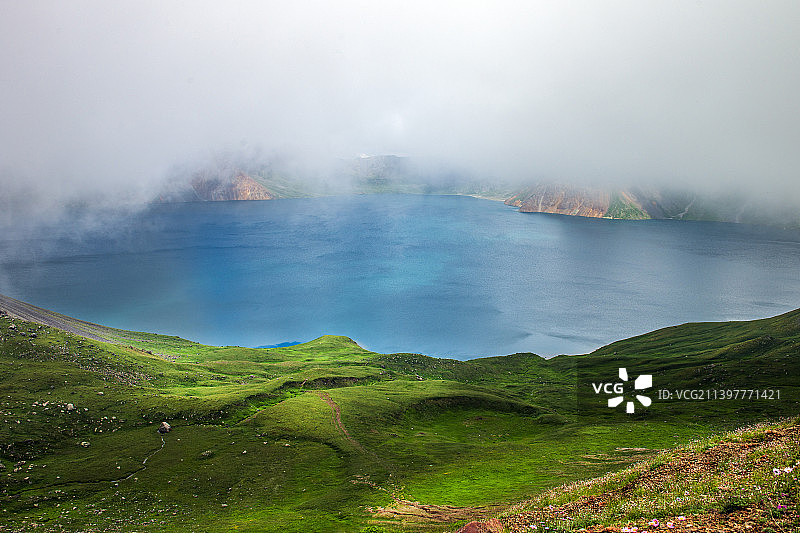 长白山西坡风光图片素材