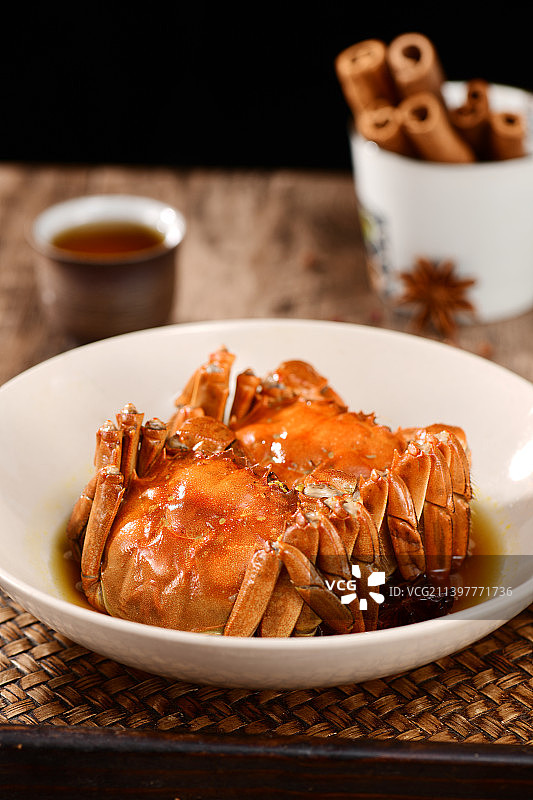 花雕醉蟹图片素材