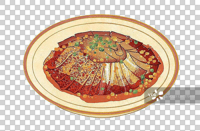 中国文化四川美食夫妻肺片图片素材