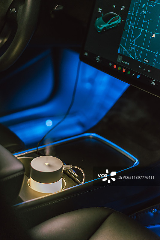 车载氛围灯加湿器图片素材