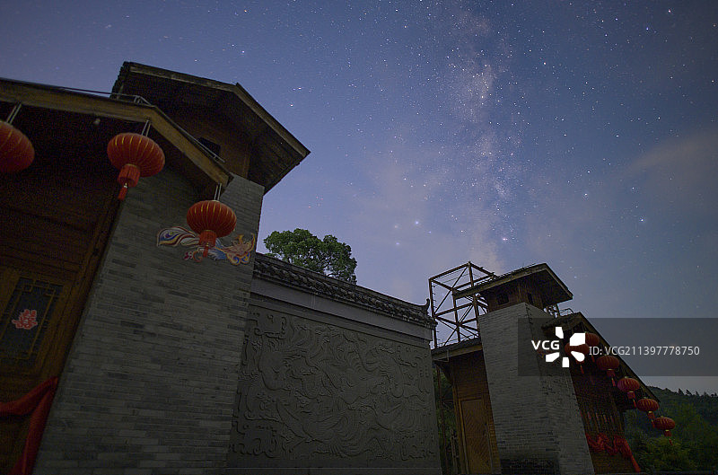 东西岩银河图片素材