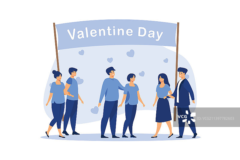 情人节快乐情侣图案图片素材