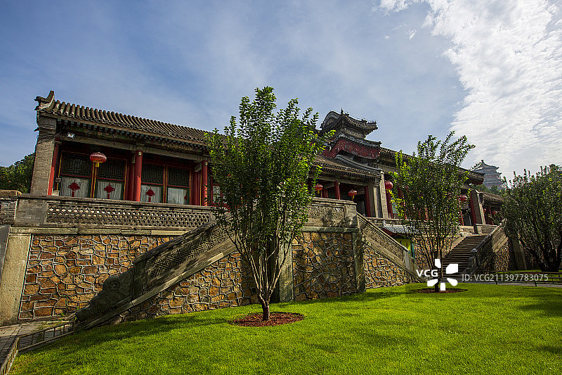 北京颐和园处暑听鹂馆风光图片素材