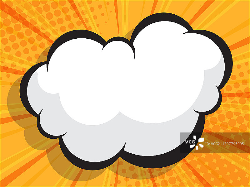 带有空白对话框的抽象漫画书波普艺术图片素材