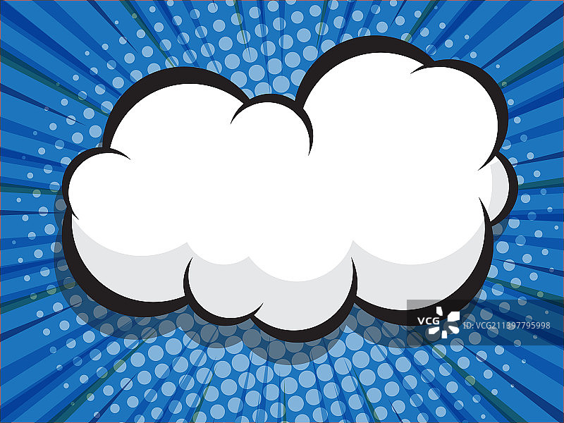 带有空白对话框的抽象漫画书波普艺术图片素材