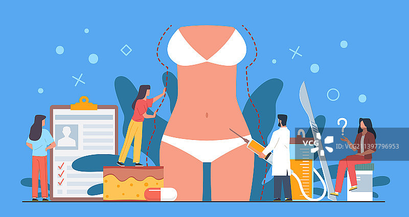 整形手术：人们恢复活力和青春图片素材