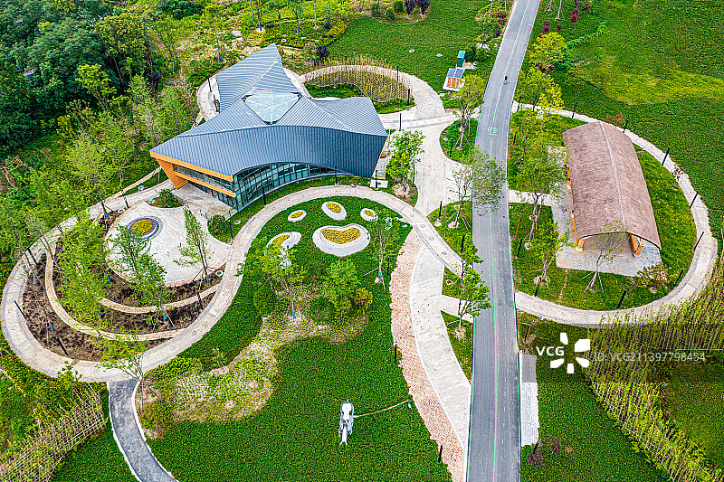 成都绿道图片素材