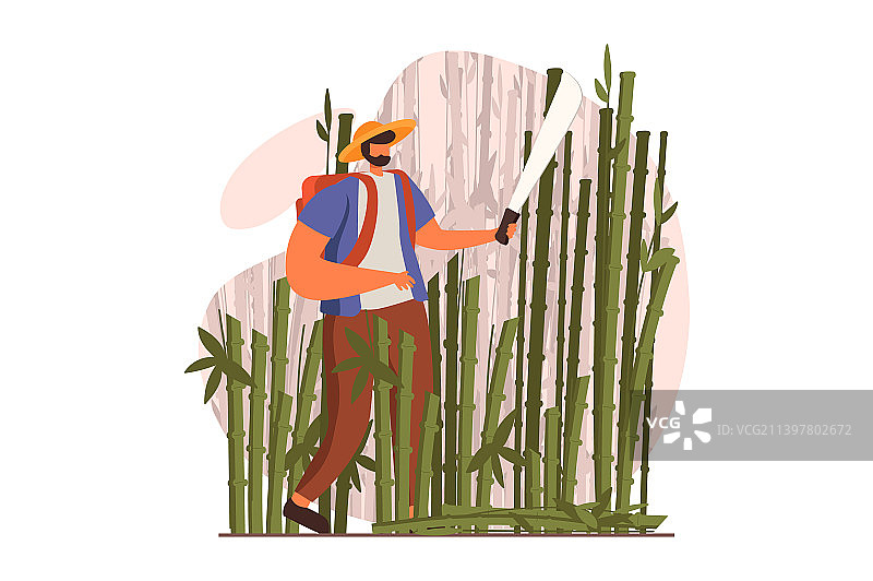 扁平设计旅行网页概念图片素材