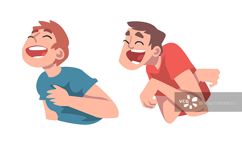 感觉有趣的开怀大笑男人角色图片素材