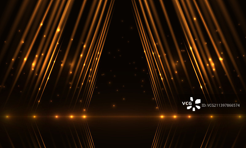 金色光线抽象奢华背景图片素材