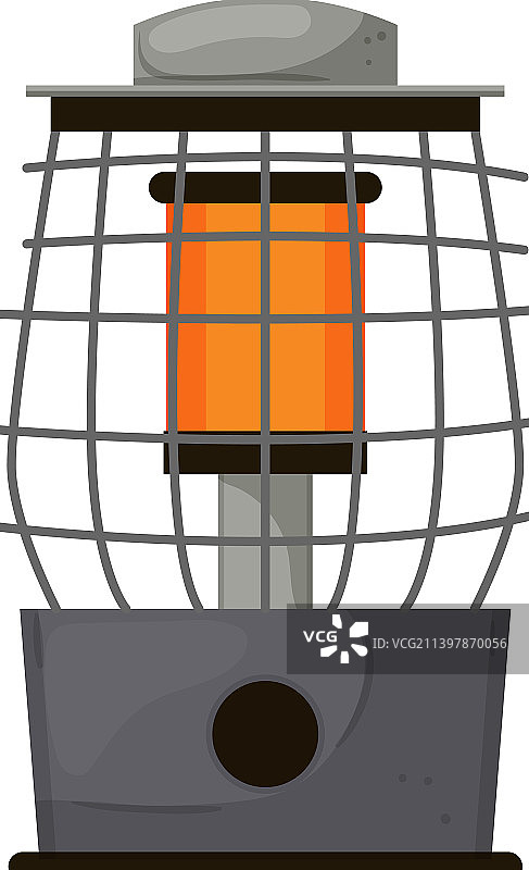 燃气取暖器卡通图片素材