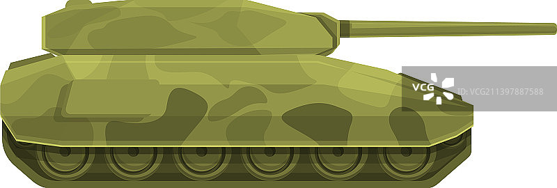 卡通军事坦克设计图标图片素材