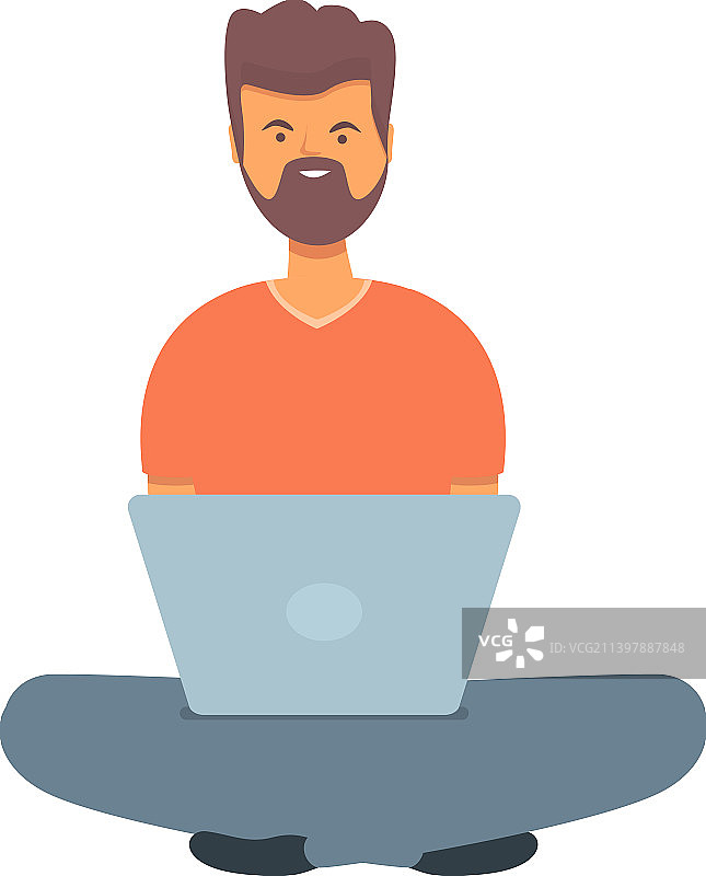 笔记本电脑系统管理员图标卡通服务器图片素材