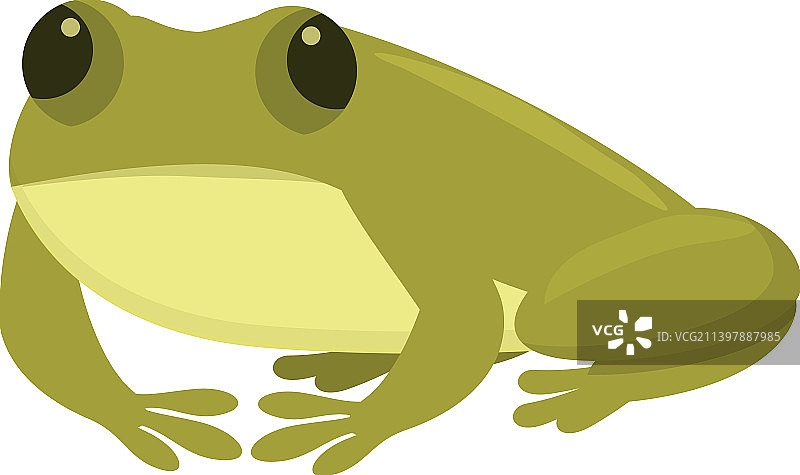 儿童青蛙卡通可爱动物图标图片素材
