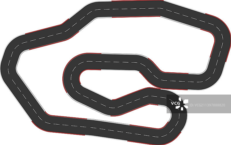 赛道地图图标卡通赛车图片素材