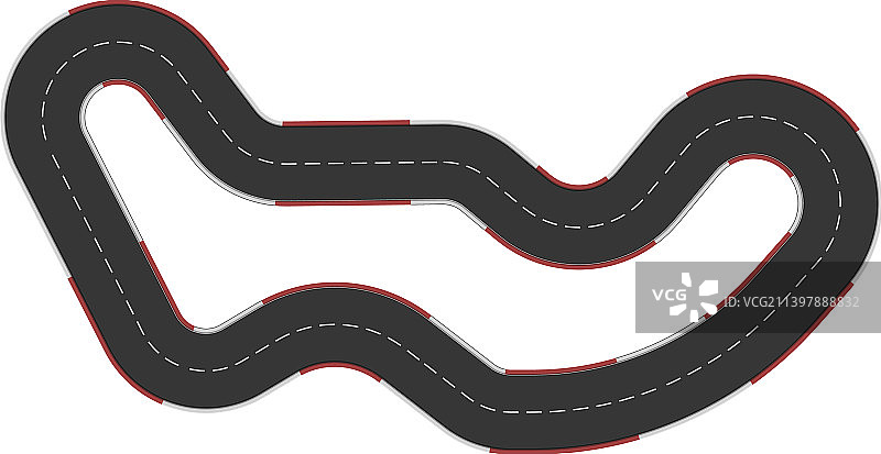 赛车跑道卡通汽车比赛图标图片素材