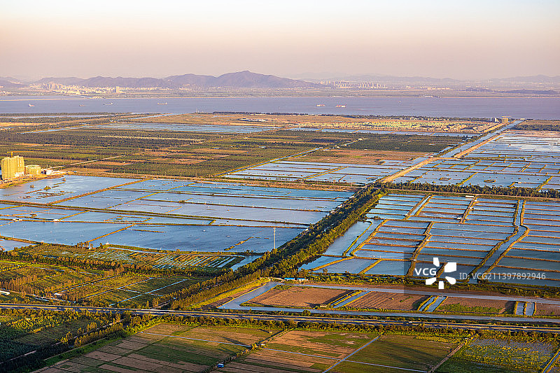 中国广东江门市滨海新区地理风光图片素材