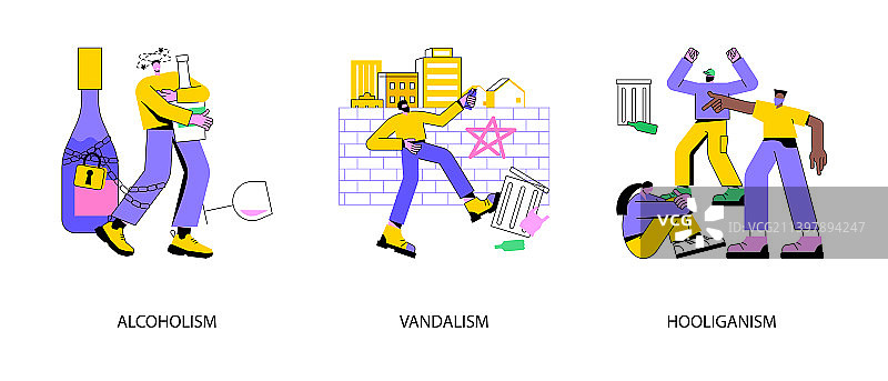 社会问题抽象概念图片素材