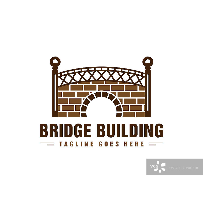 砖桥标志设计图片素材