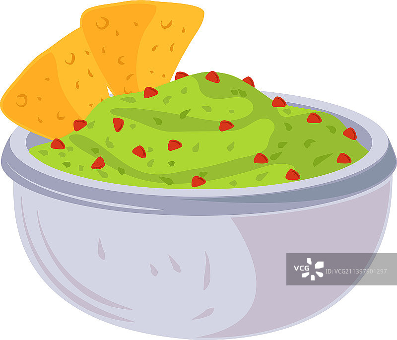 牛油果酱玉米片图片素材