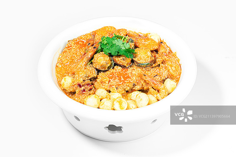 小龙虾 蒜香小龙虾 肥牛 辣椒小龙虾 花蟹 白底图 龙虾锅图片素材