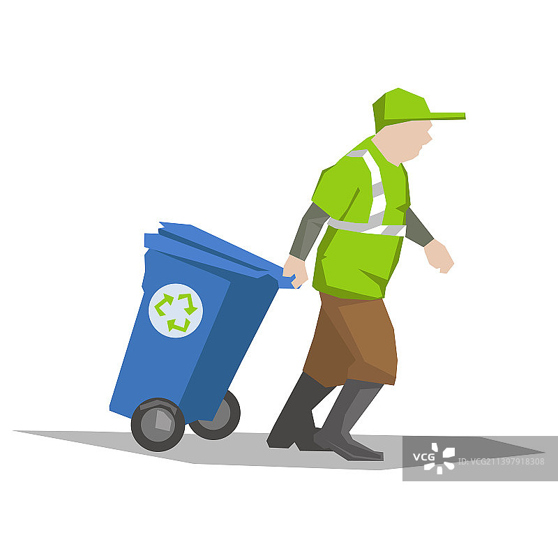 垃圾收集员剪贴画图片素材