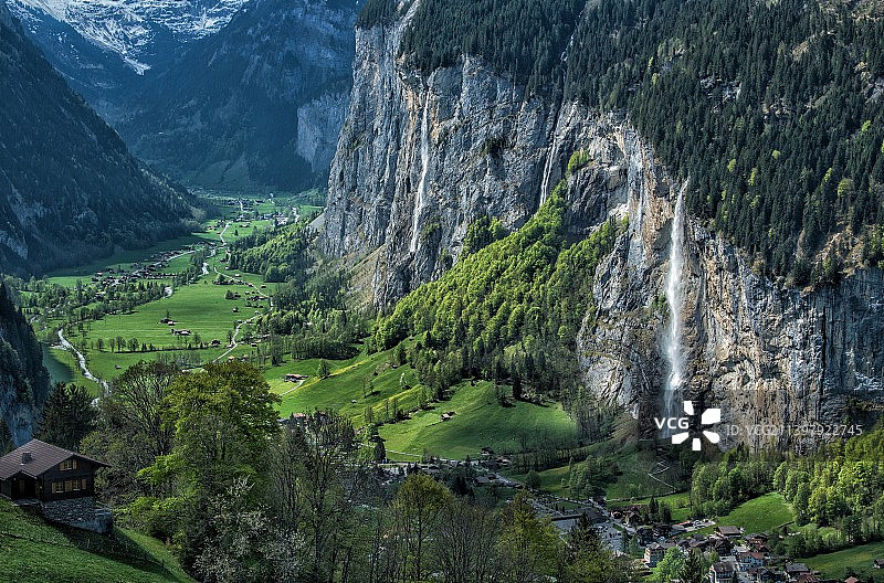 春到少女峰 Jungfrau in spring图片素材
