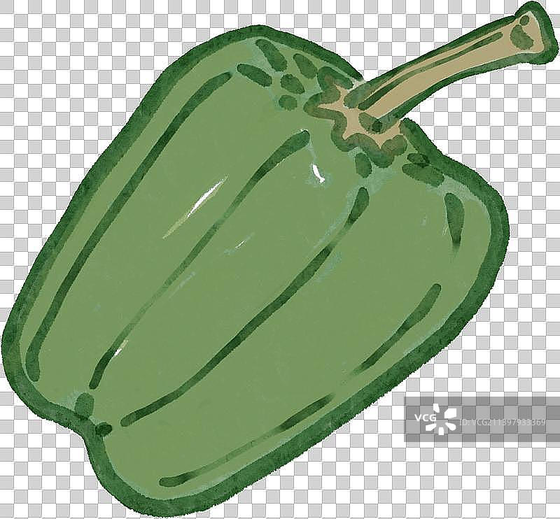 一颗青椒图片素材