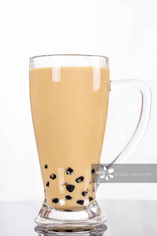 一杯港式珍珠奶茶图片素材