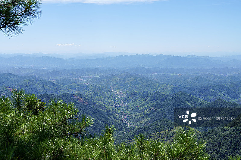 浙江省 杭州市 临安区 天目山图片素材