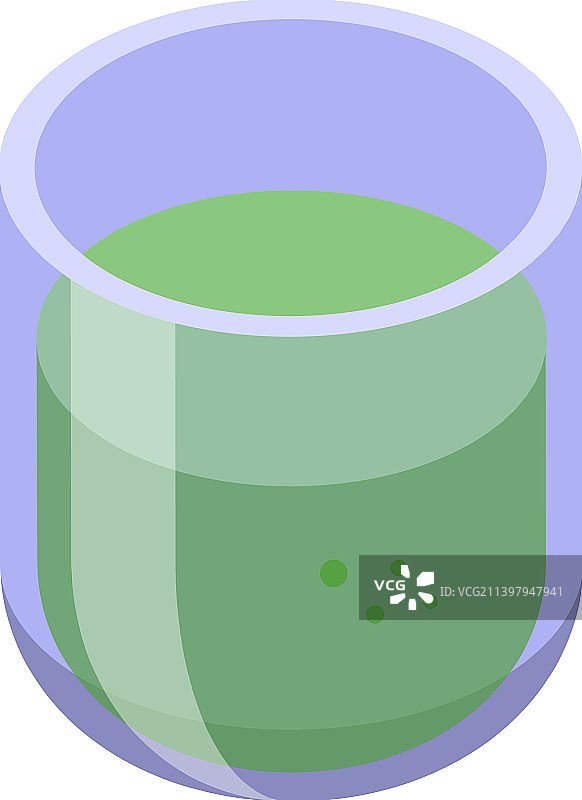 螺旋藻汁等距藻类植物图标图片素材