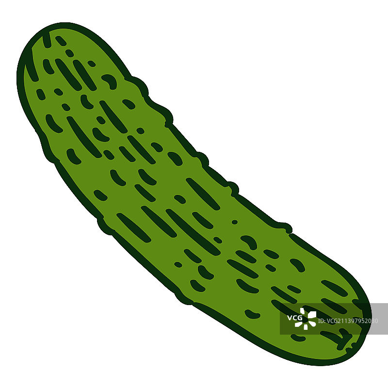 腌制食材的彩色笔触图片素材