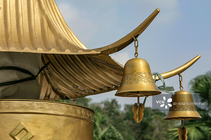 海南三亚南山寺南海观音、佛手、拖住、手掌心、佛法、佛教、观音菩萨、AAAAA景区、禅宗图片素材