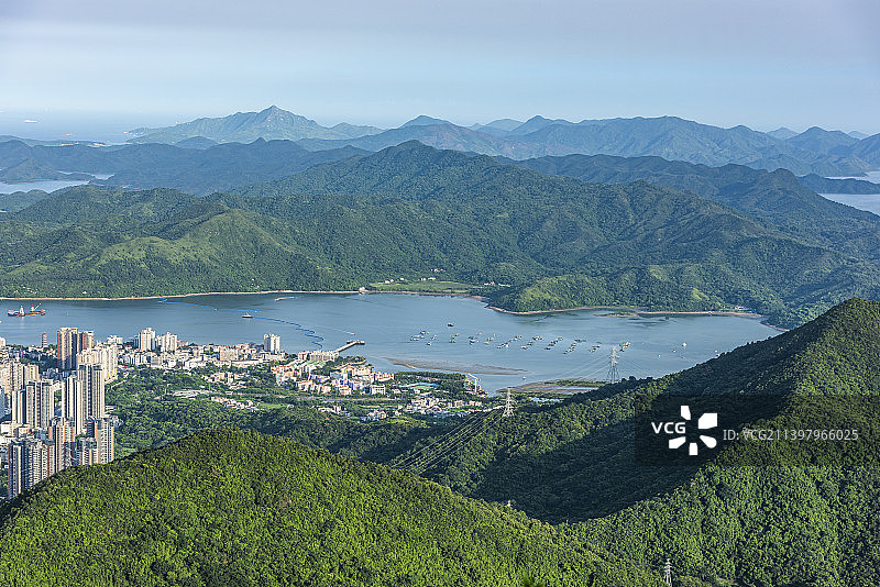 香港新界沙头角图片素材