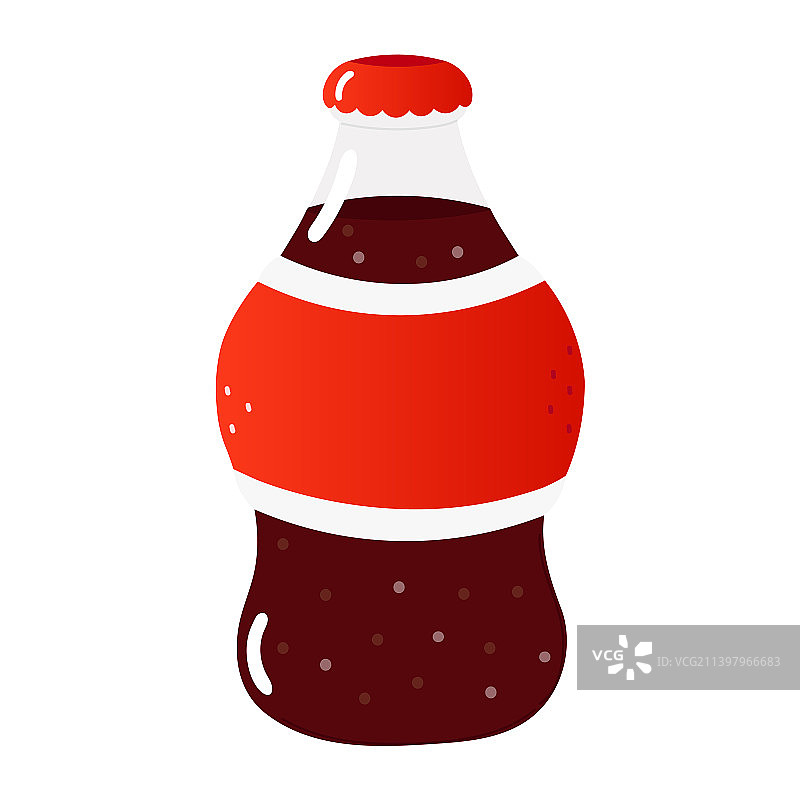可爱有趣的卡通可乐瓶图片素材