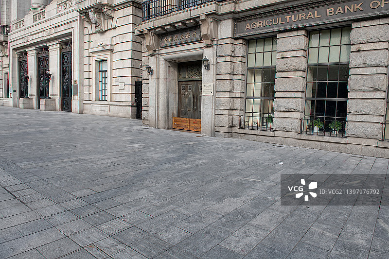 中国上海外滩城市道路图片素材