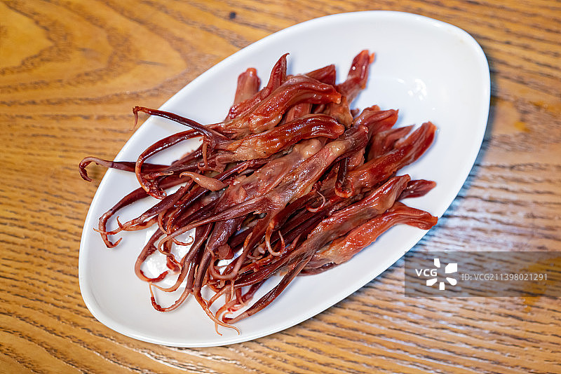 浙江温州特色美食酱鸭舌图片素材